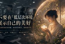 不要在「低层次环境」展示自己的美好