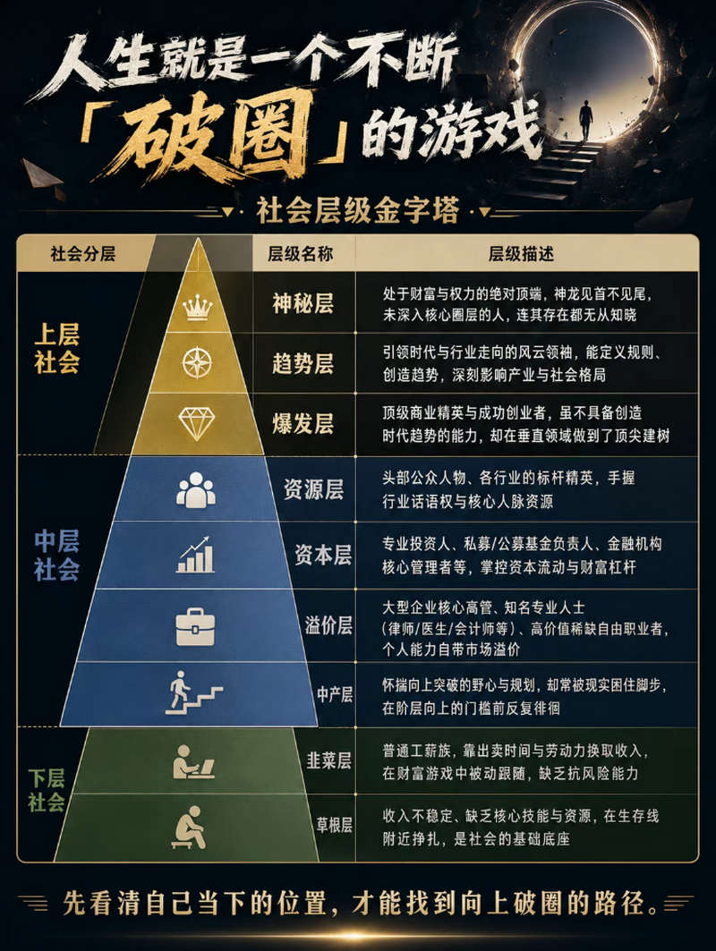人生，就是一个不断“破圈”的游戏