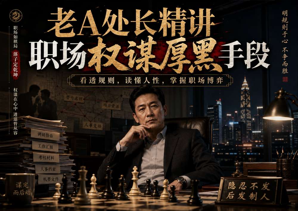 老A处长精讲职场权谋厚黑手段