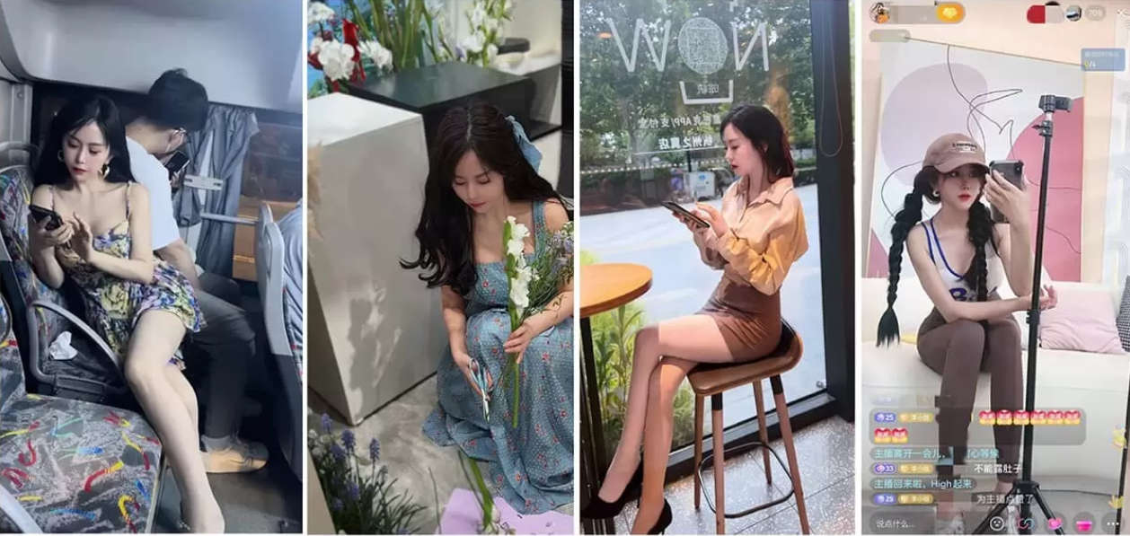 抖音花店的老板娘是个福利姬！极品爆乳 丝袜筷子美腿，前凸后翘，长相甜美风骚！