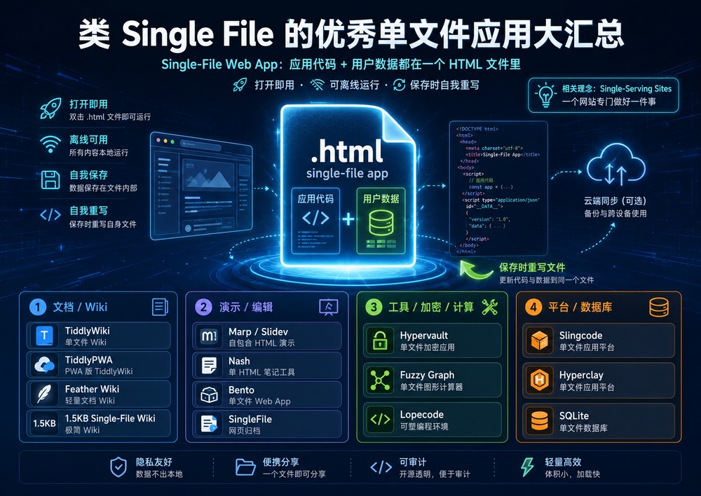 类 Single File 的优秀单文件应用大汇总