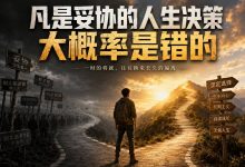 凡是妥协的人生决策大概率是错的