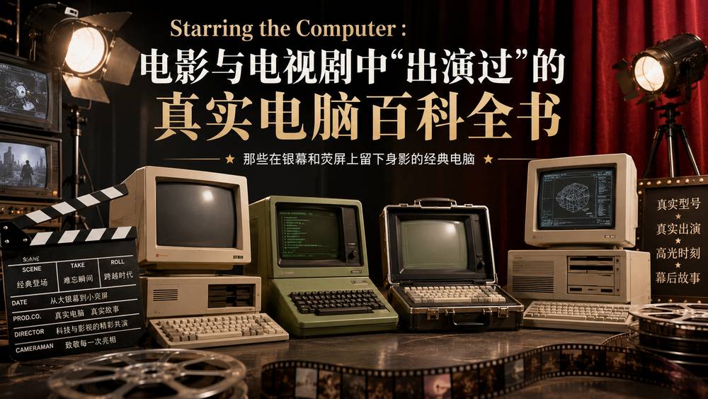Starring the Computer：电影与电视剧中“出演过”的真实电脑百科全书