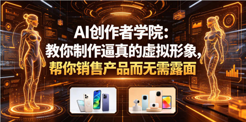 AI创作者学院：教你制作逼真的虚拟形象，帮你销售产品而无需露面【原创双语字幕】
