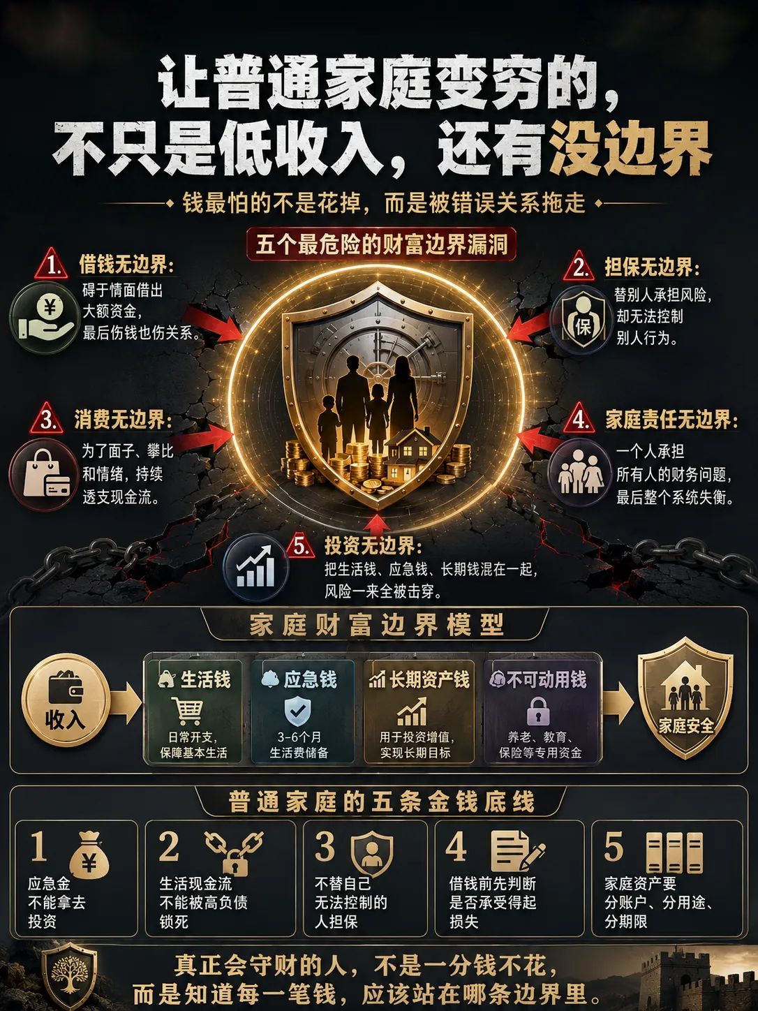 让普通家庭变穷的，不只是低收入，还有没边界