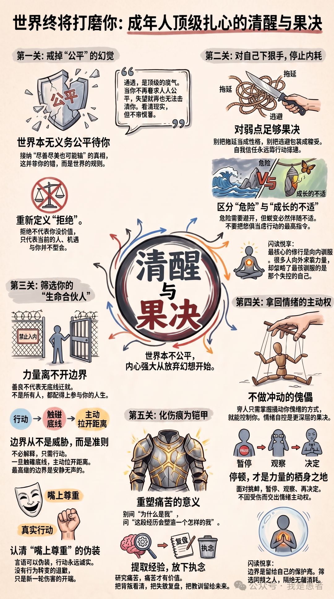 所谓强大，是对幻想、软弱、消耗你的人足够果决｜罗伯特·格林励志演讲