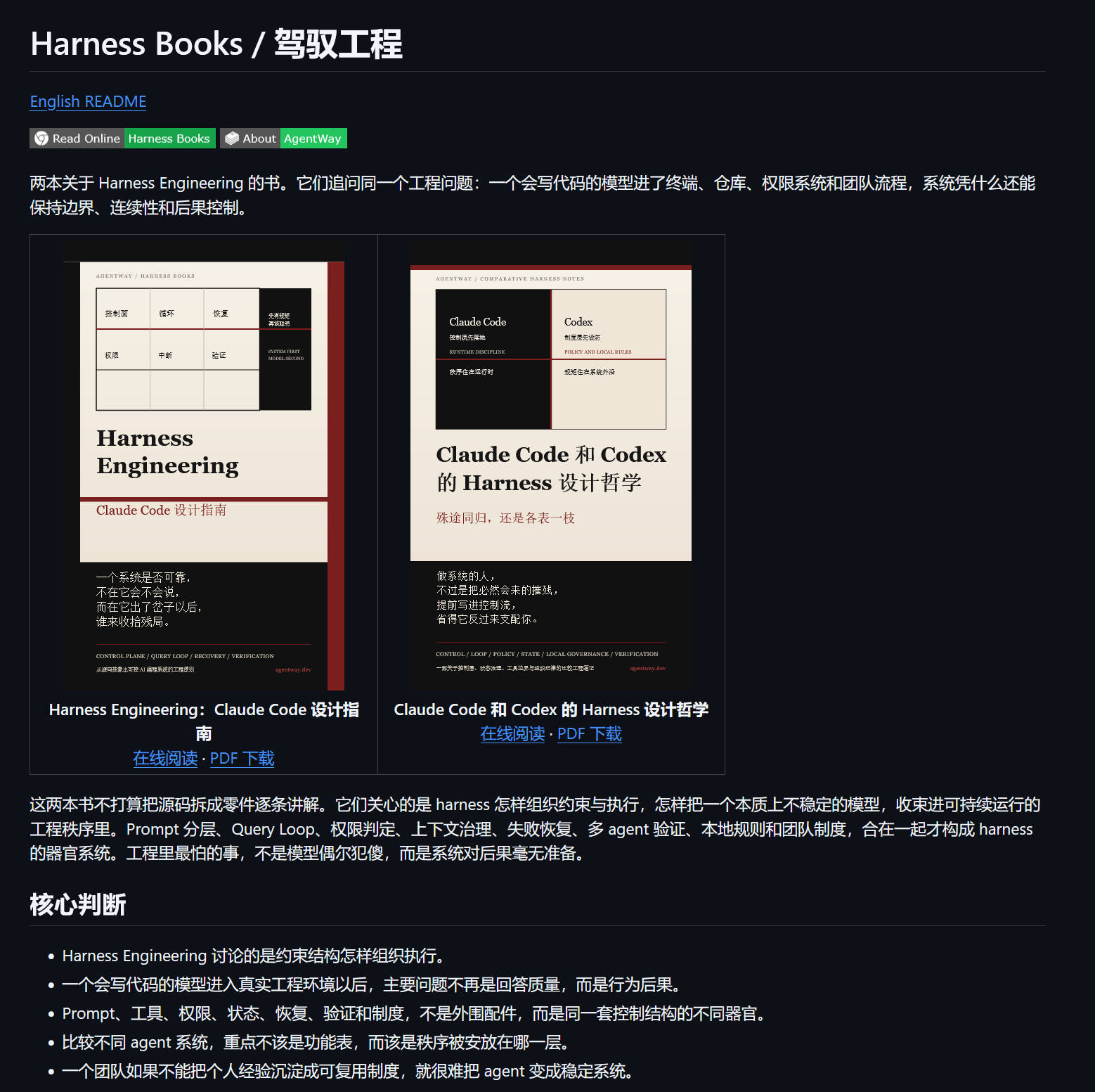 Harness Books / 驾驭工程