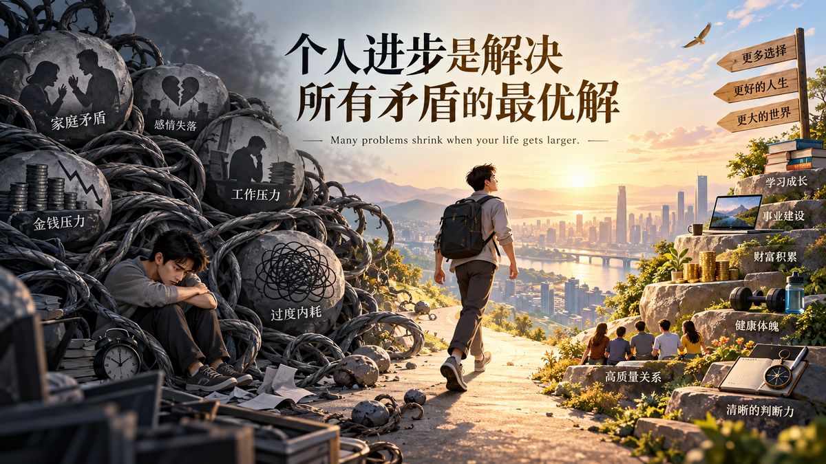 个人进步是解决所有矛盾的最优解