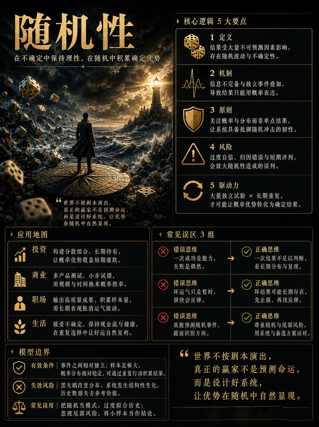 【随机性】高手判断结果，更先判断随机性