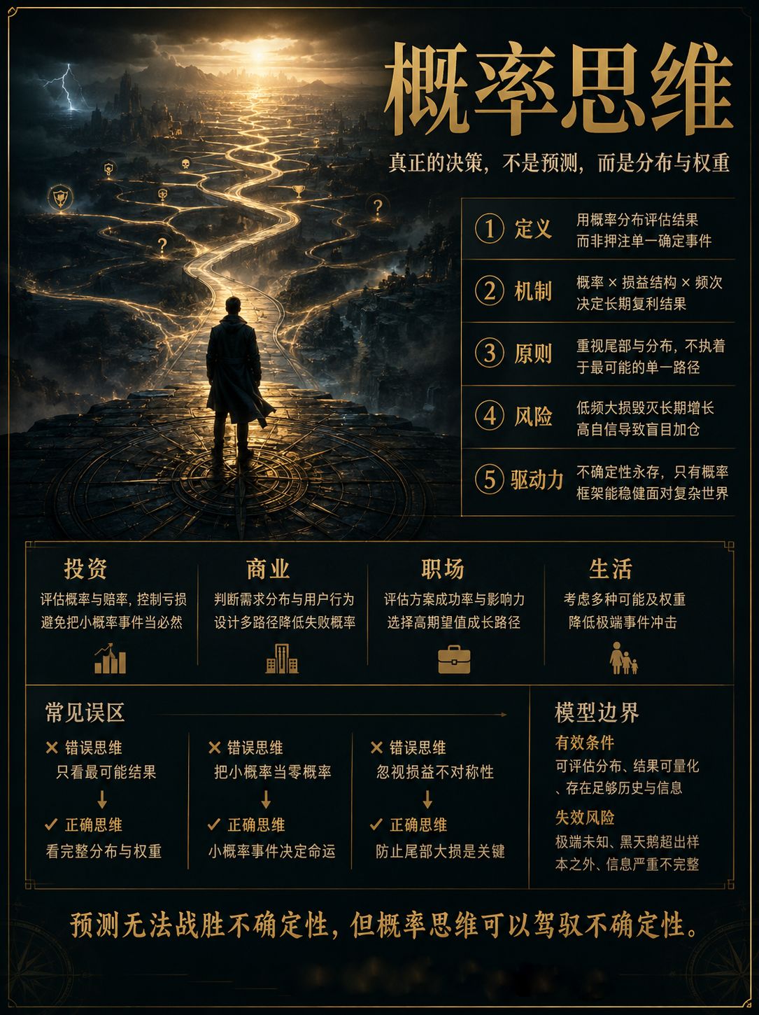 概率思维：预测无法战胜不确定性，但概率思维可以驾驭不确定性