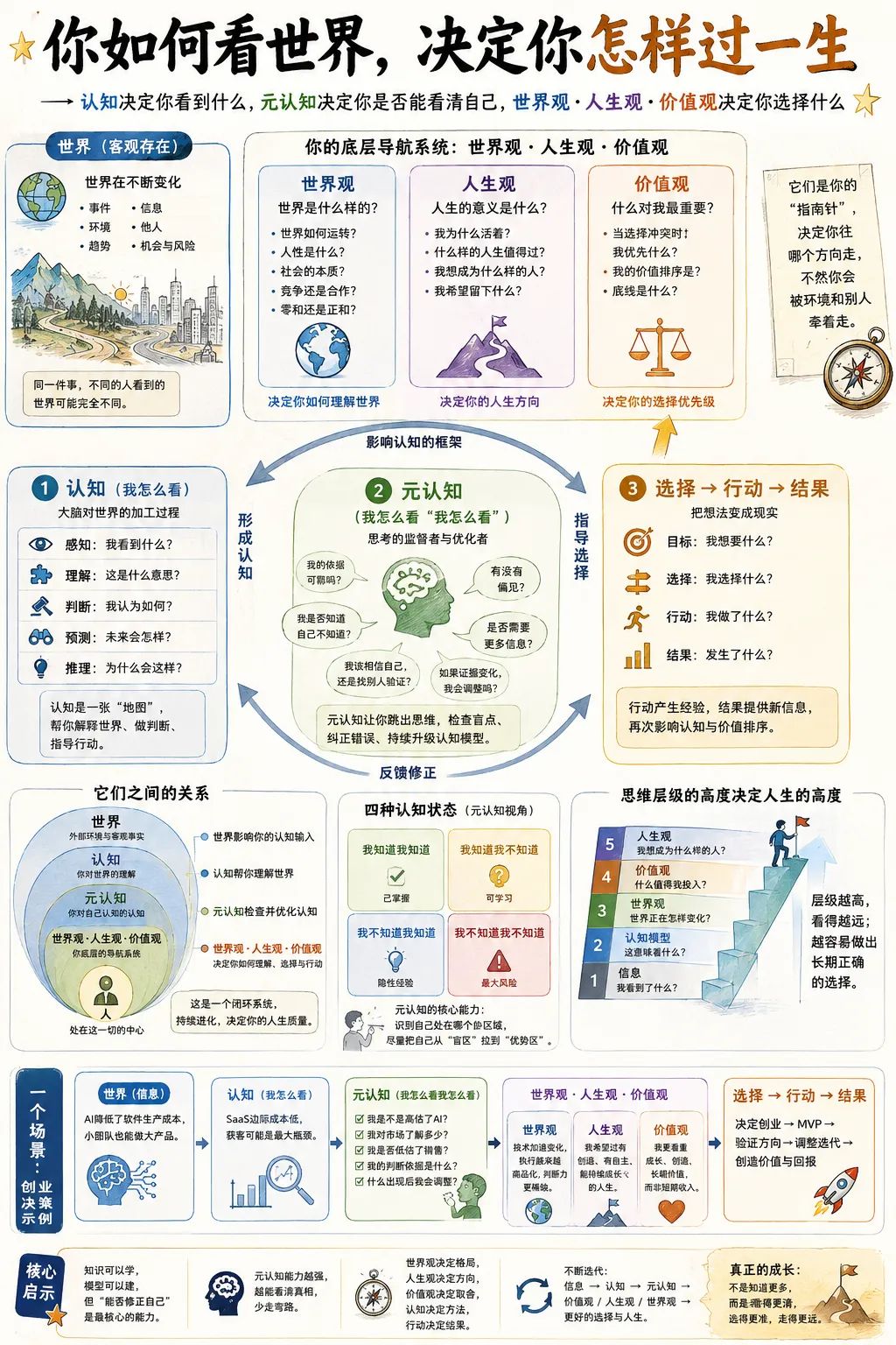 你如何看世界，决定你怎样过一生