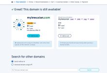 IONIS 1美元可打包购买包含  .com ，.org ，.info ,  .store 4个同样名称的域名