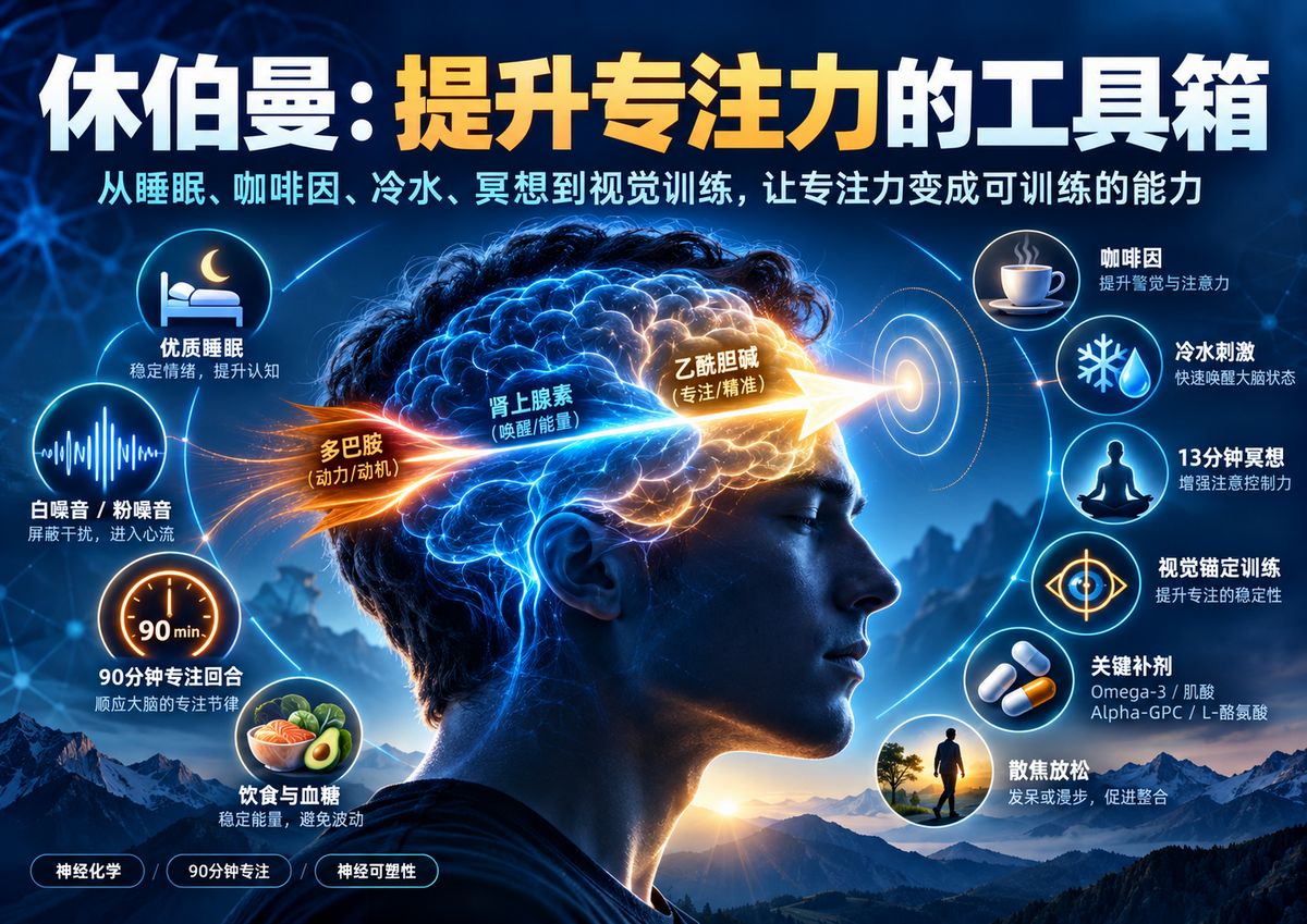 每天13分钟，就能训练专注力？斯坦福教授讲透提升专注的整套工具